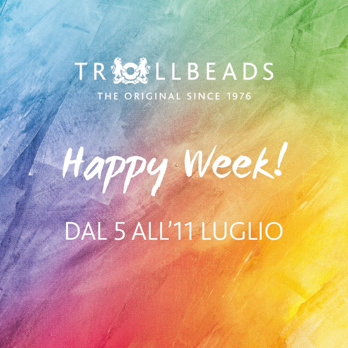 HAPPY WEEK 3X2 TROLLBEADS