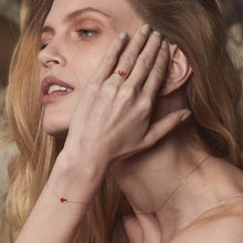 Carica l&#39;immagine nel visualizzatore di Gallery, BRACCIALE CUORE ROSSO brsso2ps1
