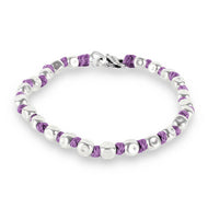 Bracciale Spadino Crushed   -   SPBR003  -  Viola