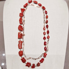 Carica l&#39;immagine nel visualizzatore di Gallery, Collana corallo CL4042

