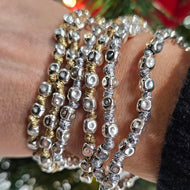 Bracciale Spadino Crushed   -   SPBR003S - Silver / Gold