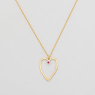 Collana Cuore Grande Filo