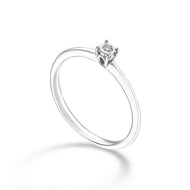 Anello Solitario diamantato 0,02 ct