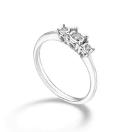Anello Trilogy a scalare diamantato 0,09 ct