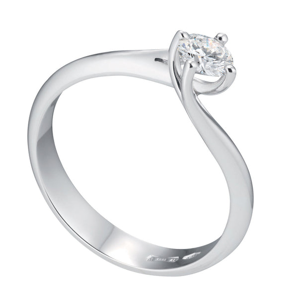 Anello Solitario modello valentino ct0,24