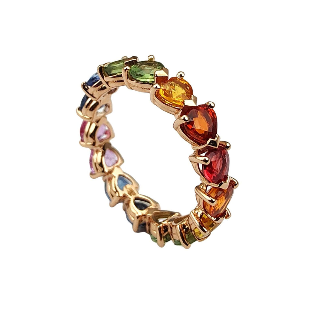 Riviera girodito zaffiri multicolor Cuore