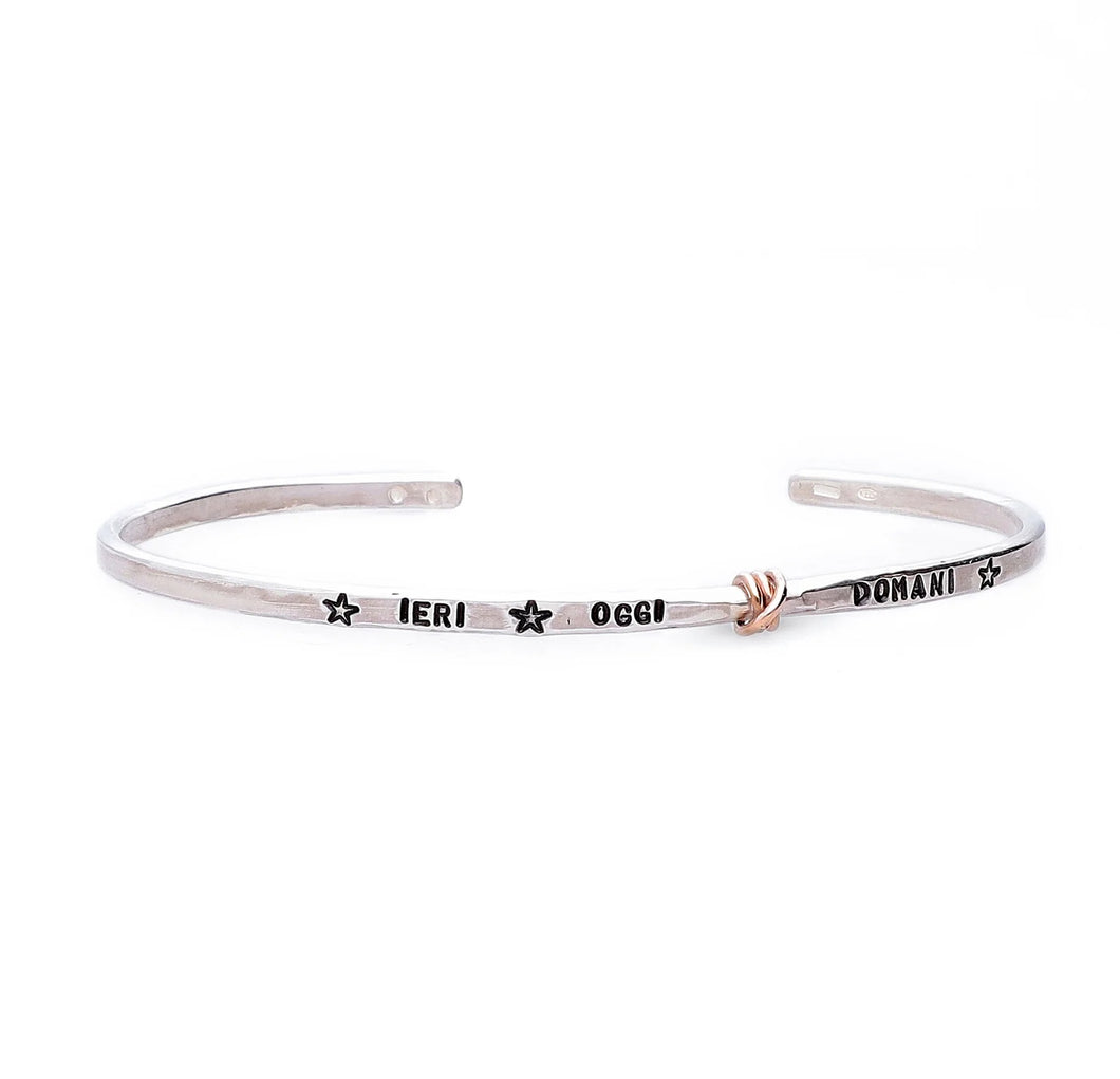 Bracciale bangle Limited argento e oro BR2020AR