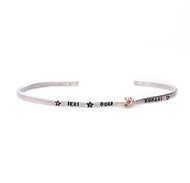 Bracciale bangle Limited argento e oro BR2020AR