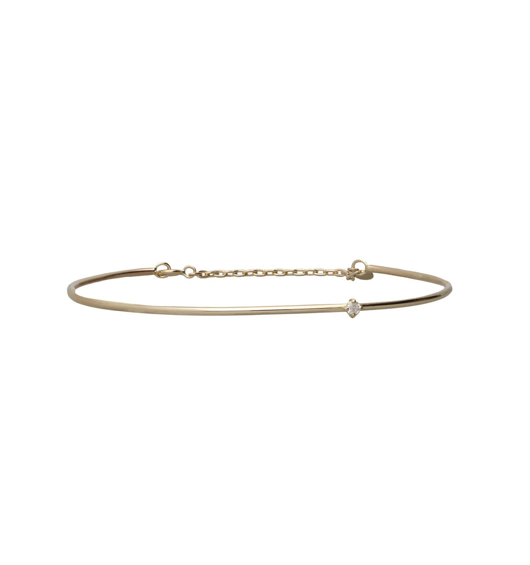 Bracciale Filodamore prezioso large in Oro Giallo