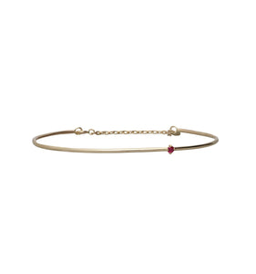 Bracciale Cupido Oro Rosa e rubino BR355RRB