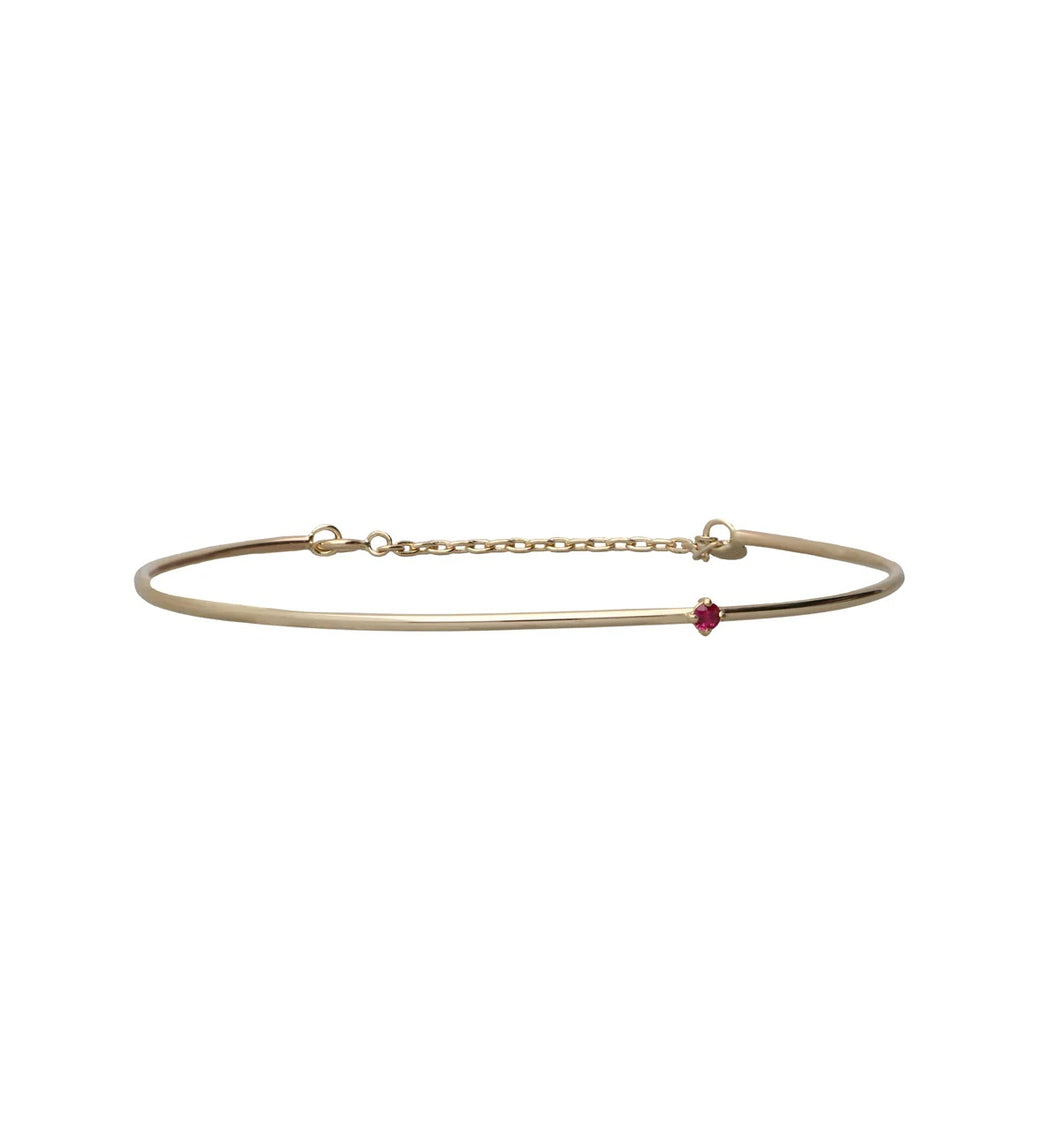 Bracciale Cupido Oro Rosa e rubino BR355RRB