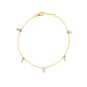 Bracciale Cheope con 5 diamanti