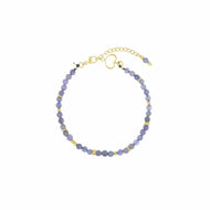 BRACCIALE PIETRE DI TANZANITE brisf4tz