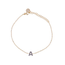 Carica l&#39;immagine nel visualizzatore di Gallery, Bracciale con iniziale
