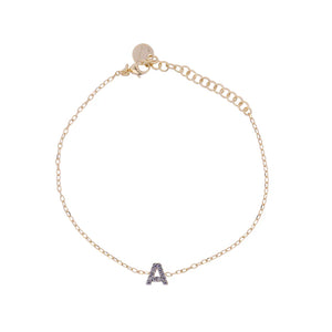 Bracciale con iniziale
