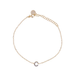Bracciale con iniziale