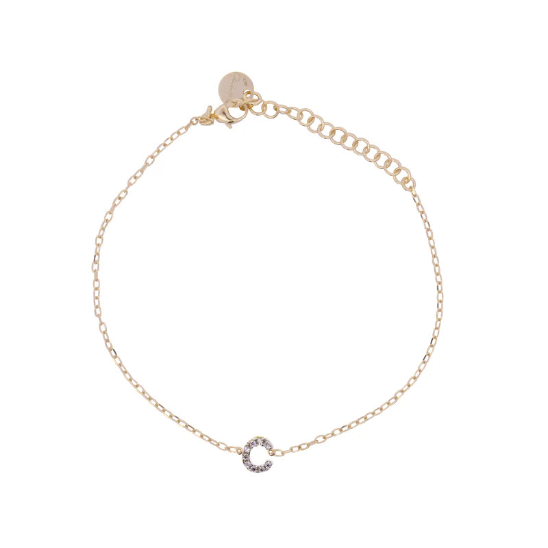 Bracciale con iniziale