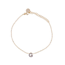 Carica l&#39;immagine nel visualizzatore di Gallery, Bracciale con iniziale
