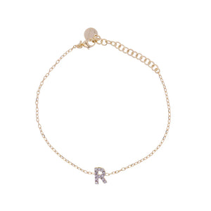 Bracciale con iniziale