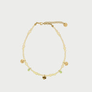 Cavigliera Zirconi Pendenti lime