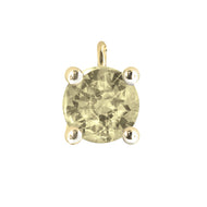 Micropendente zaffiro giallo