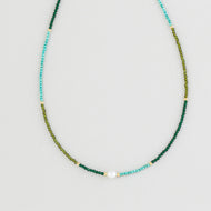 Collana Multicolor con Perla