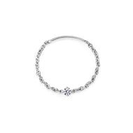 Anello Soft White Solitaire White M CT401