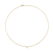 Girocollo White Solitaire Yellow CV179