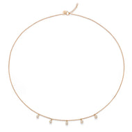 Girocollo White Multi Solitaire Yellow CW982