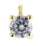 Micropendente diamante bianco