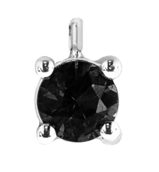 Micropendente diamante nero