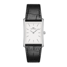 Carica l&#39;immagine nel visualizzatore di Gallery, Bound Black Crocodile Silver DW00100697
