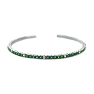 Bracciale tennis verde ESB125