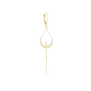 ORECCHINO 18KT FENICE orfen1au