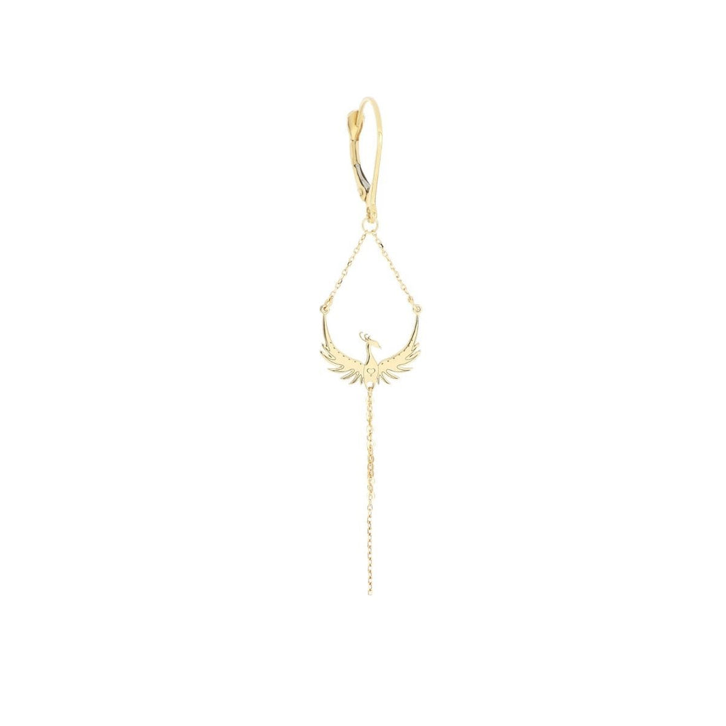 ORECCHINO 18KT FENICE orfen1au