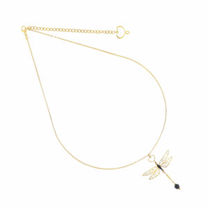 GIROCOLLO LIBELLULA PENDENTE E SPINELLO gclblpnsp