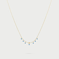 Girocollo mini stella e punti luce pendenti