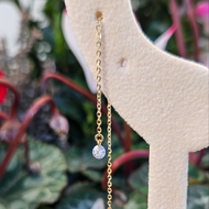 Orecchino Cheope con 1 diamante