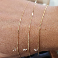 Bracciale saldato V3 oro giallo