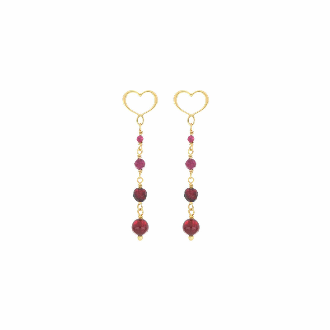 COPPIA DI ORECCHINI ONDA ROSSA orond4gr