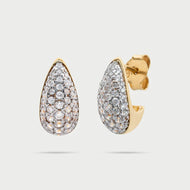 Orecchini lady goccia pavè