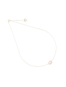 GIROCOLLO 18KT PERLA OVALE gcper1