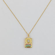 Collana Targhetta Happy TARG2