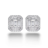 Orecchini diamanti taglio tepper