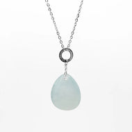 Collana Goccia Acquamarina