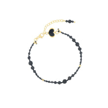 Carica l&#39;immagine nel visualizzatore di Gallery, COLLANA-BRACCIALE DOPPIA ONDA NERA E NODI CLONDSPND
