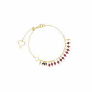 BRACCIALE FRANGE RUBINO E ZAFFIRO bpfrarbza