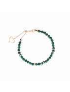 BRACCIALE CON PIETRE DI MALACHITE