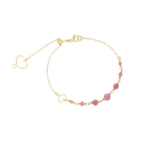 BRACCIALE ONDA ROSA bpondto7