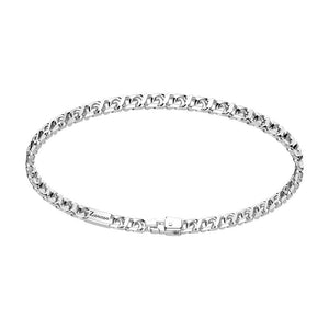 Bracciale a grumetta in argento. EXB893